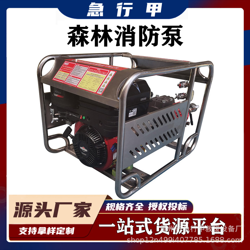 大流量四冲程灭火泵应急救灾灭火泵YPB6/9手抬式森林消防高压泵