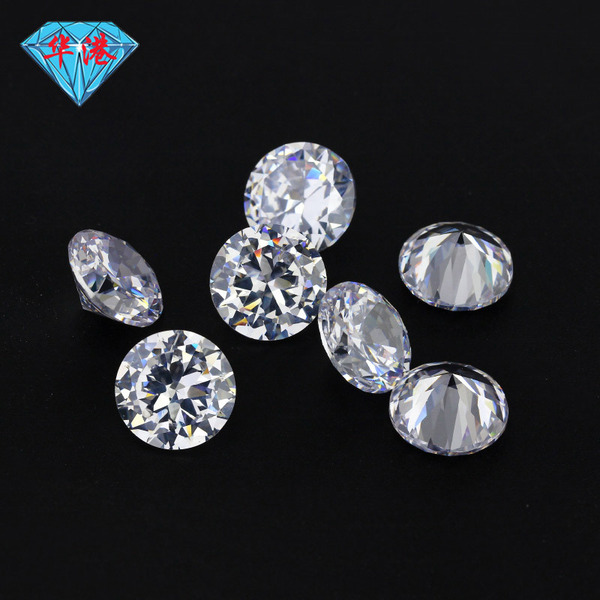 Huagang gem circular white vermiculite nude stone wholesale Wuzhou…