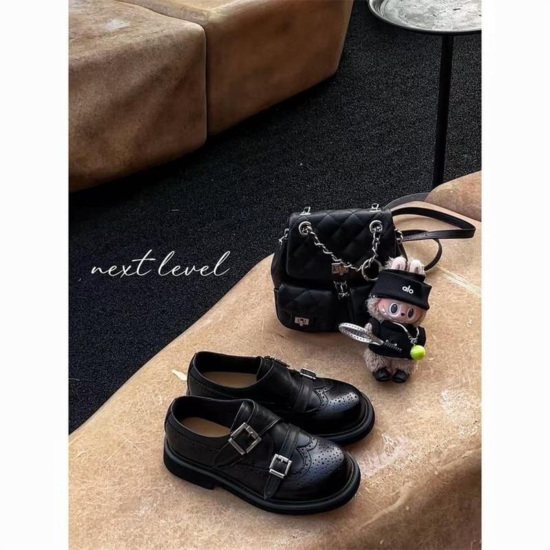 next_level【雕花乐福】高端线头层牛皮复古乐福鞋英伦风小皮鞋女|undefined