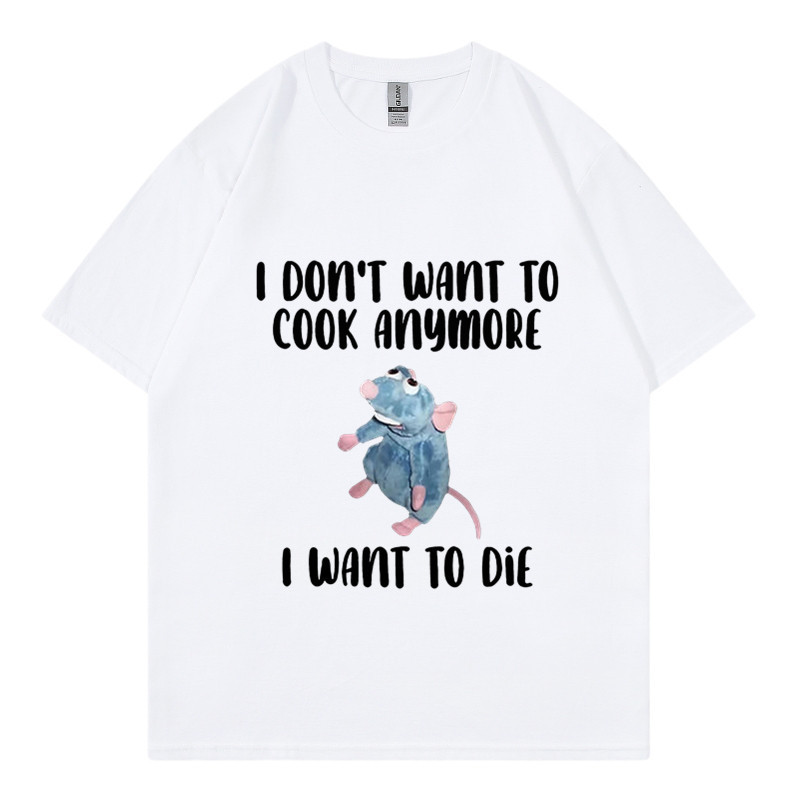 Dessin animé souris hommes coton à manches courtes Couple costume ample polyvalent ins mode T-shirt hommes été demi manches_voghion.com