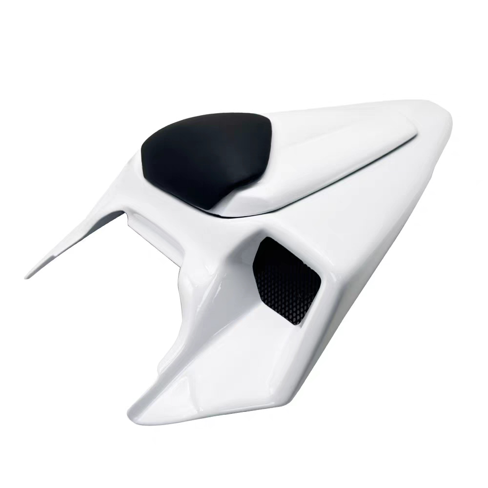 Suitable for Honda CB/CBR650R 2019-2023 modified 3.5 generation passenger-capable rear hump white blank three-piece set