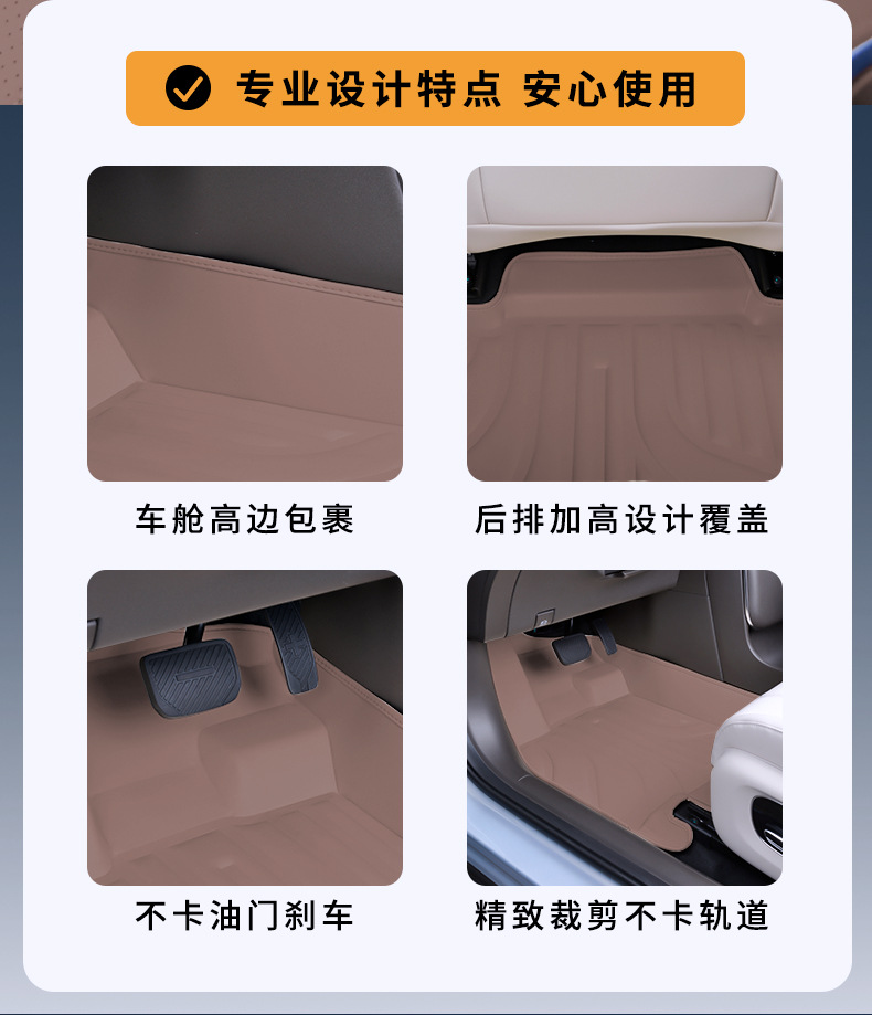 Special hot-pressed floor mats for the Wuling Bingo Pro model, waterproof and dustproof car interior accessories, Bingo Pro floor mats