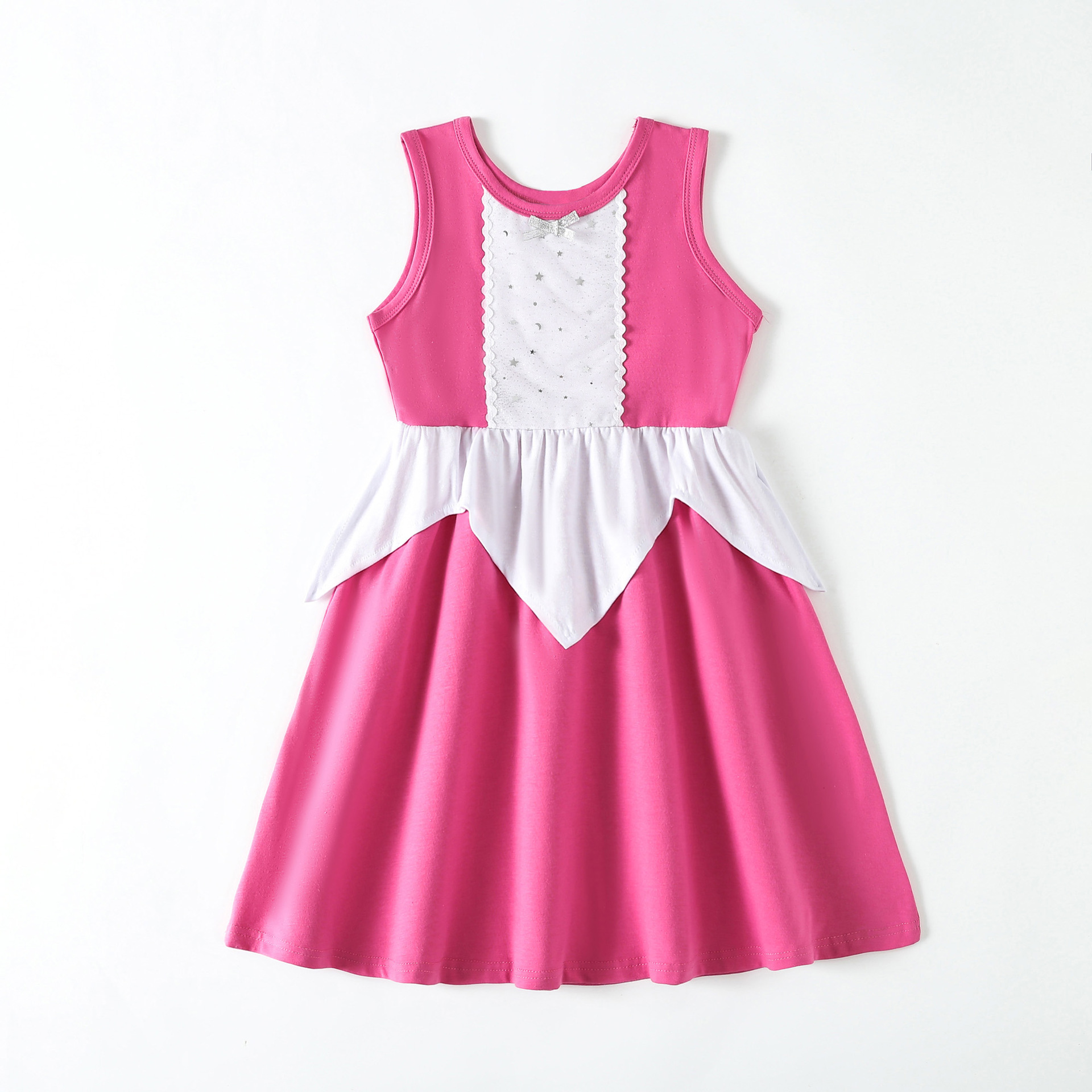 Vestido de Princesa para Niña, Diseño de Sirena con Estilo Ailina Mickey - Ropa Infantil de Comercio Exterior