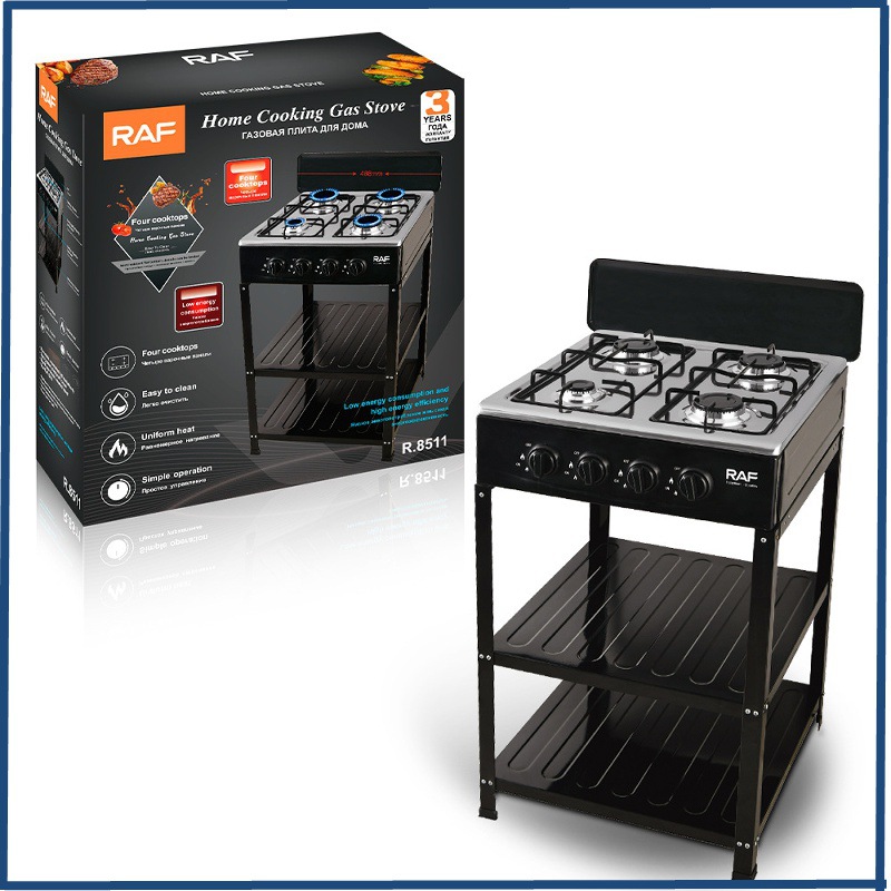 RAF horno europeo transfronterizo exportación de comercio exterior Europa y los Estados Unidos horno de gas vertical tipo dividido con soporte de pie escritorio simple