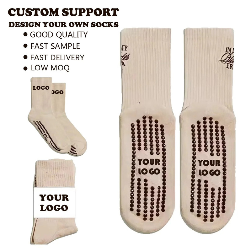Amazon Socks Low Moq Customized Pilates Socks Women's Yoga Ballet Non-Slip Gym Indoor Sports Socks