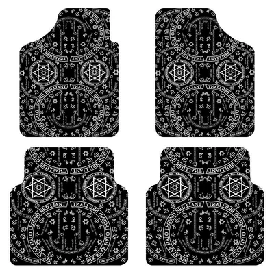 Universal Foot Pad, Four-Season Universal Car Floor Mats - interstellar-style-1-main-driver-co-pilot-two-piece