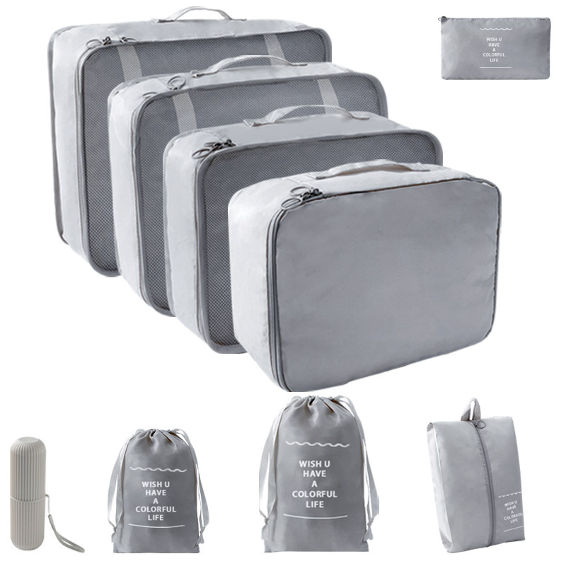 그레이 베젤 9 피스 세트 [7 피스 세트 + 작은 가방]]