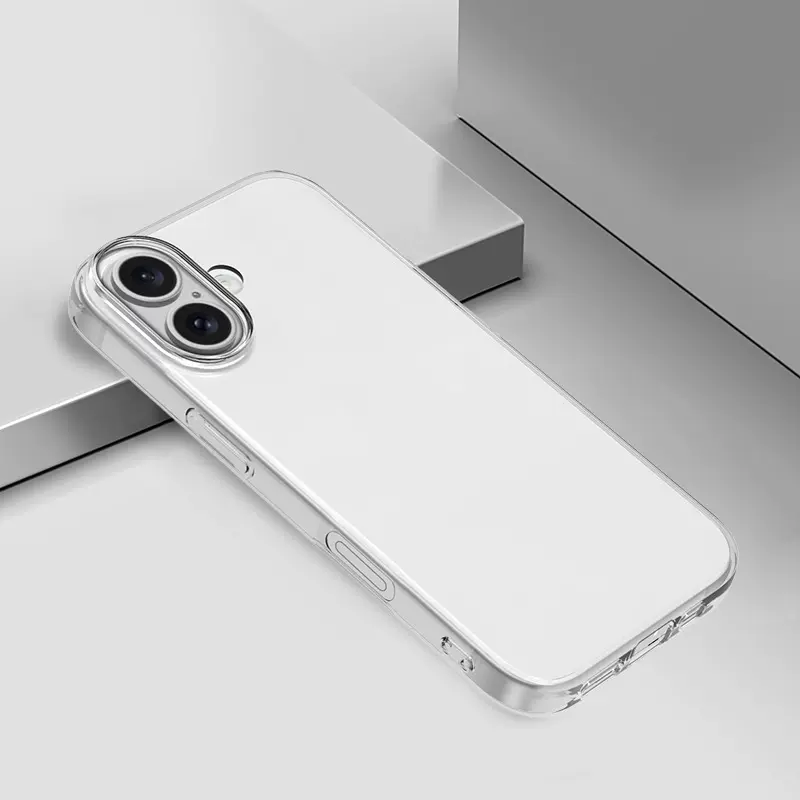 2.0MM加厚适用苹果17透明手机壳iPhone17AIR全包边防滑软胶保护壳