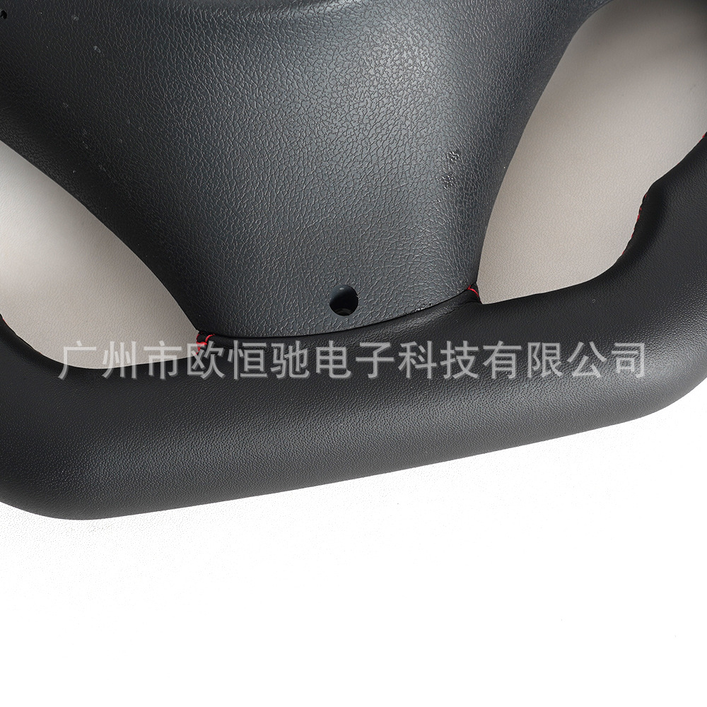 Cross-Border Hot-Selling Product Suitable for 09 Model Bmw E90 Full Leather Red Positioning Line Sports Style Car Steering Wheel Modification