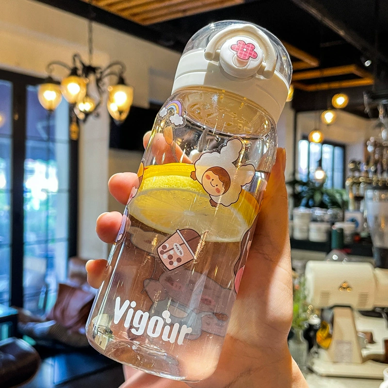 Xiaolongjie Tea Terminal японский стиль чашка Девушка милая ученический пластиковый стакан Дети мальчики портативный уличный водяной стакан