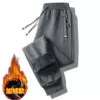Red label leggings and velvet [dark gray]