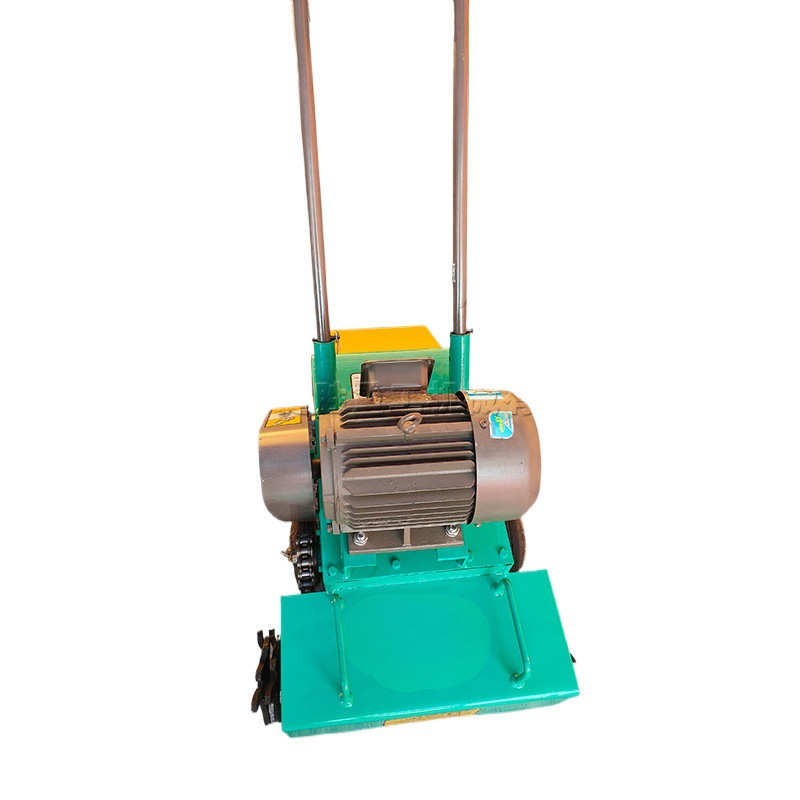 Empuje a mano la máquina de limpieza de cenizas de pavimento máquina de afeitar de tierra inversa doble encimera de hormigón máquina de dibujo de cenizas