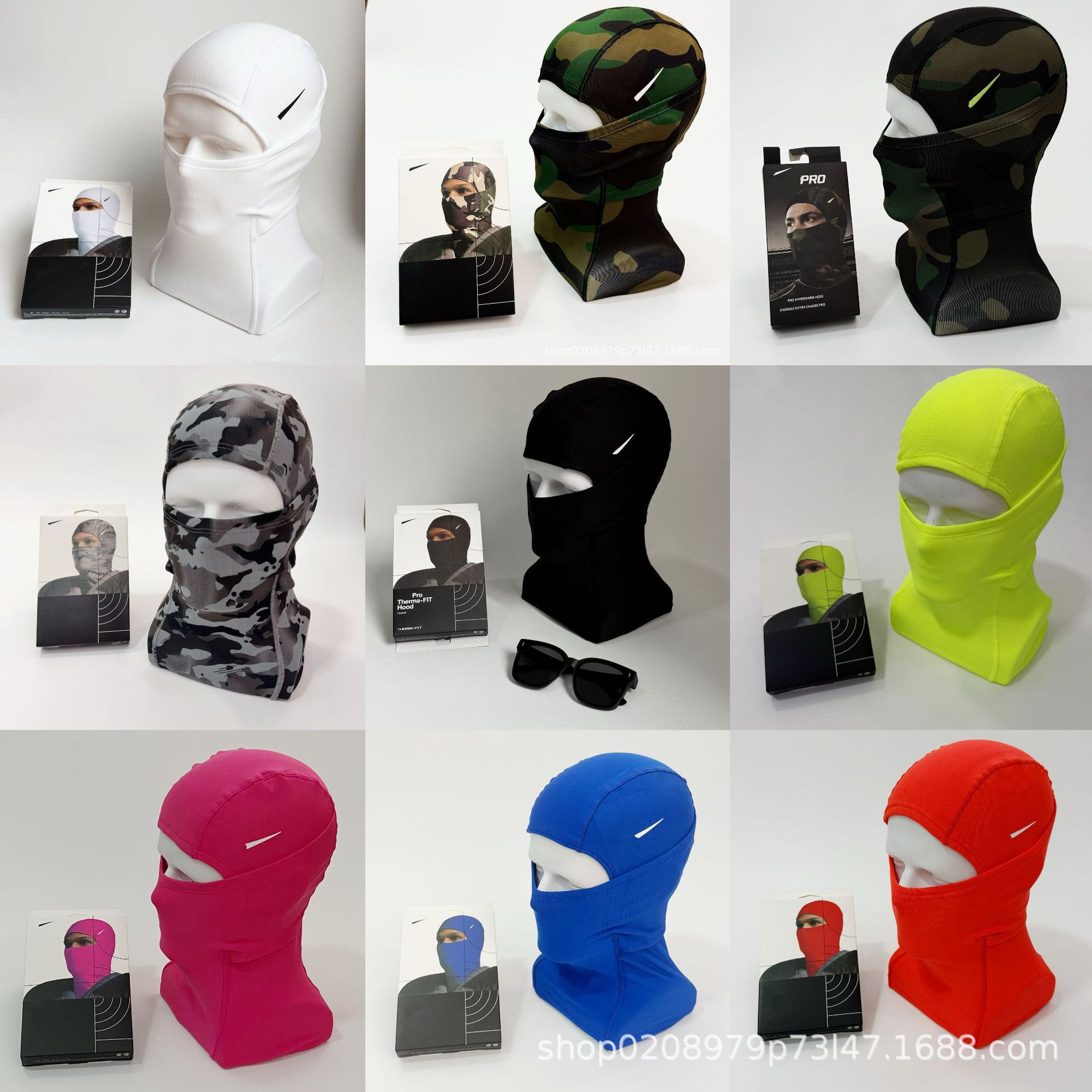 Cross-Border Unbranded Balaclava Hat for Men, Windproof and Warm Headgear for Outdoor Cycling, Motorcycle, and Skiing, Wholesale