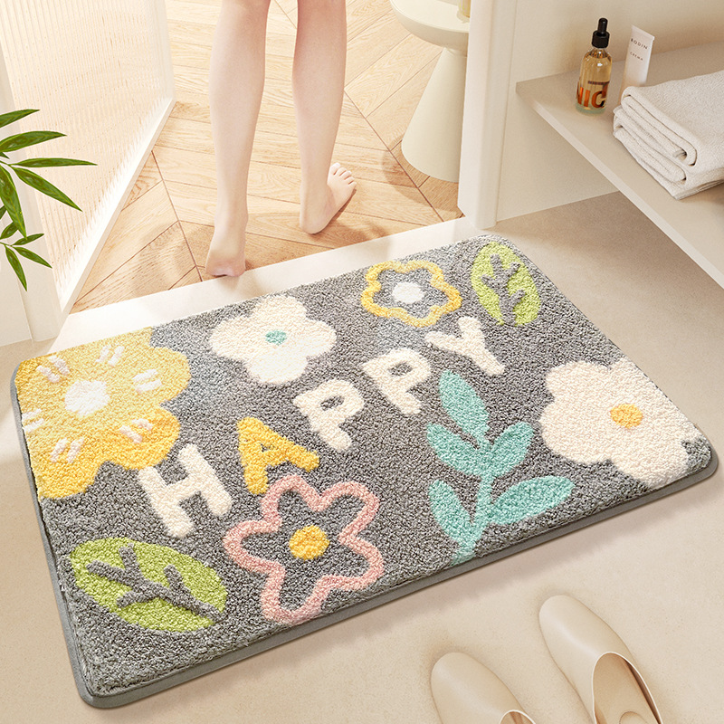Piccolo tappeto da bagno antiscivolo assorbente per la casa_voghion.com