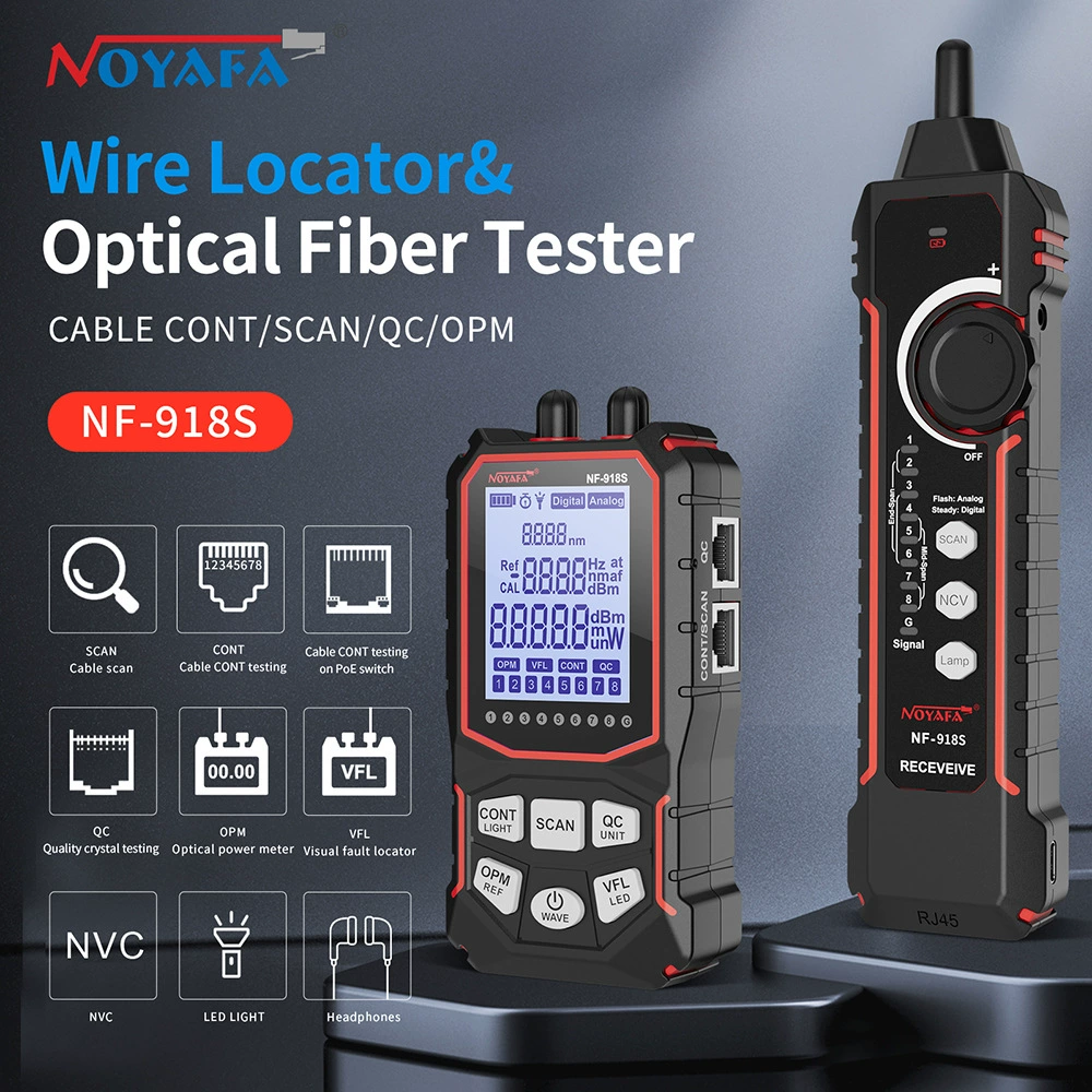 NOYAFA внешняя торговля английская версия NF-918S охотник за проводами Network Cable Tester
