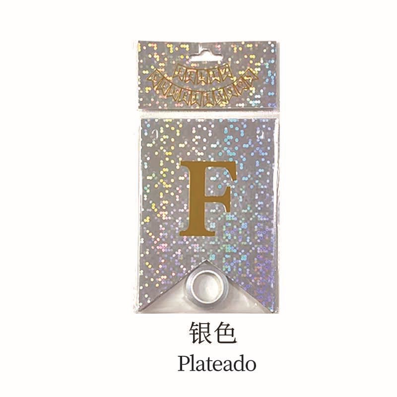 Idioma occidental, láser, bandera, plata