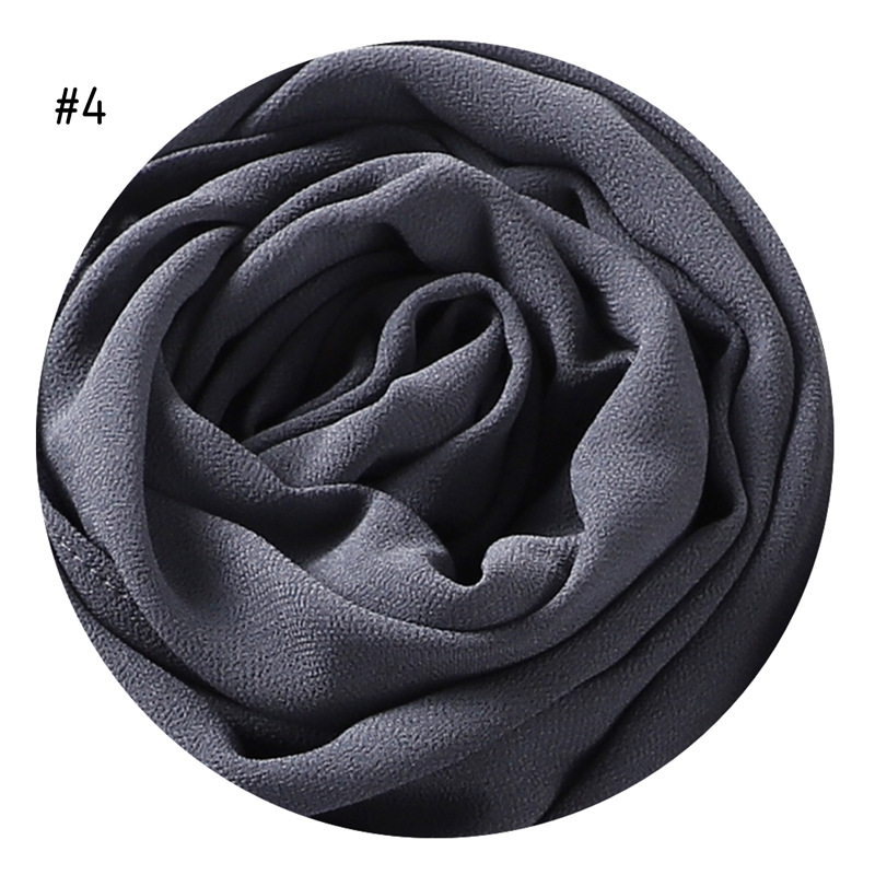 Women's Fashion Solid Color Rayon Cotton Linen Scarves display picture 4