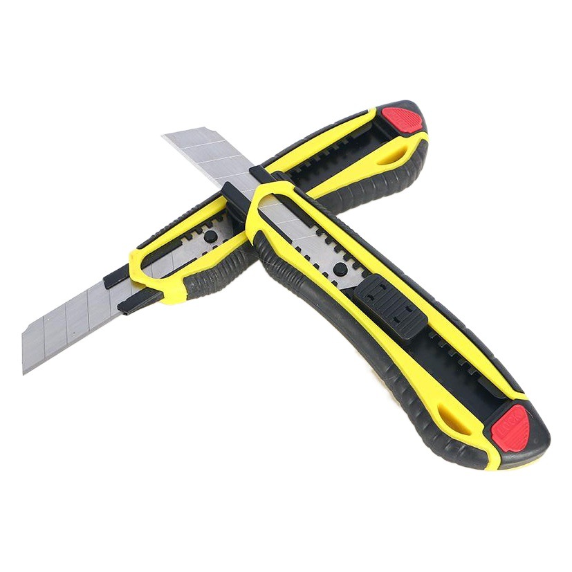 Cúter pesado recubierto de 18mm, para papel pintado – con soporte grueso, venta al por mayor de fábrica.