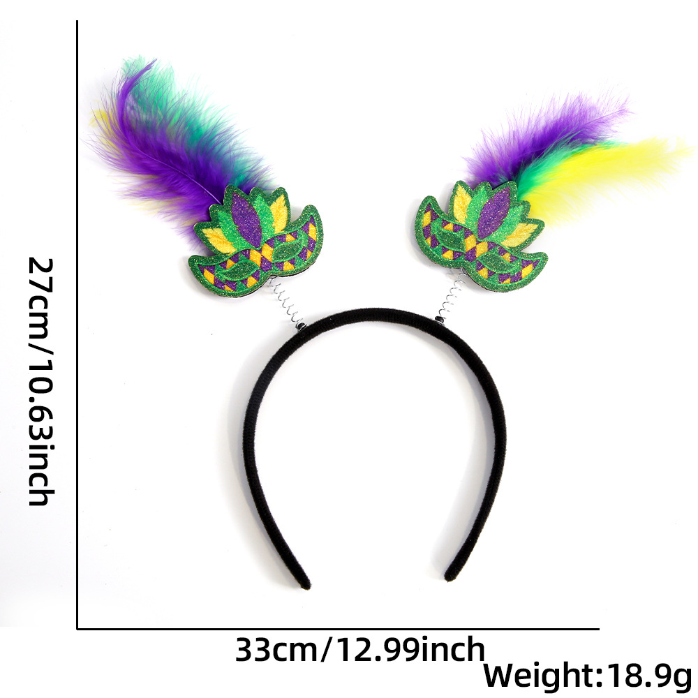 Carnival Cute Feather Plastic Party Festival Headband display picture 4