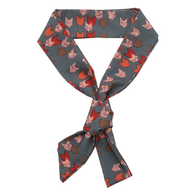 Corea del Sur delgada seda bufanda pelo banda moda arco pelo cuerda Internet Celebrity todo-Partido cinturón pelo cuerda Super hadas cinta accesorios para el pelo