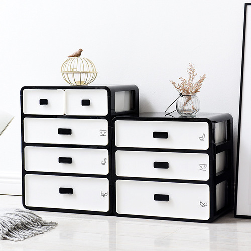 Drawer underwear storage cabinet, thick plastic storage box, large storage box, clothing and miscellaneous organization box, direct factory sales