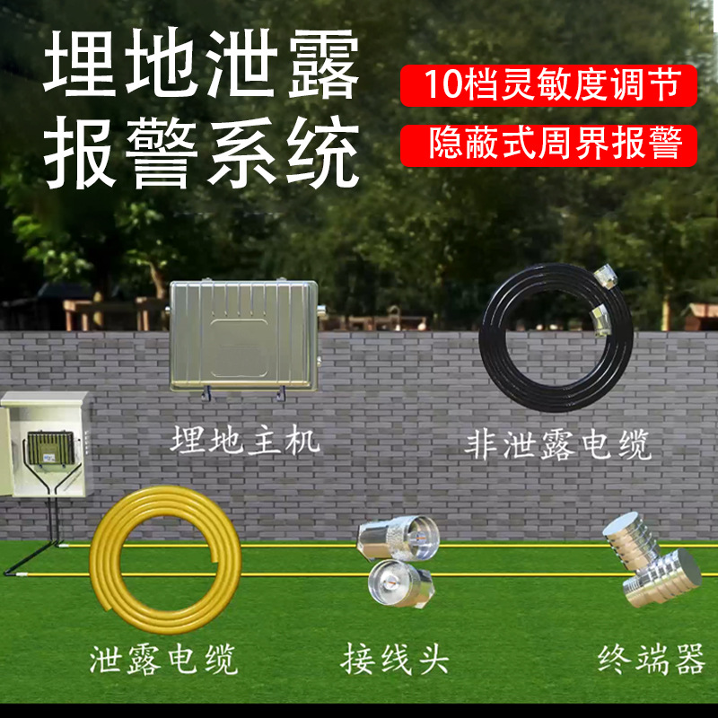 埋地泄露电缆周界报警系统 泄漏电缆入侵探测器 电磁感应报警主机
