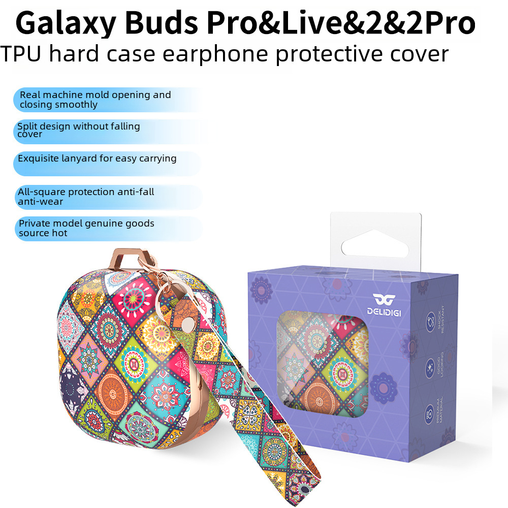 適用於三星Galaxy Buds Pro&Live&2&2Pro&FE耳機保護殼TPU保護套