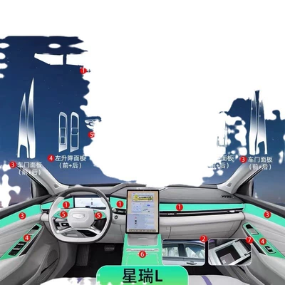 Car interior film | and new car interior decoration accessories