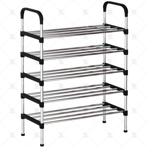 Simple shoe rack dustproof storage rack multi-layer assembled entrance door multifunctional household space-saving vertical entryway