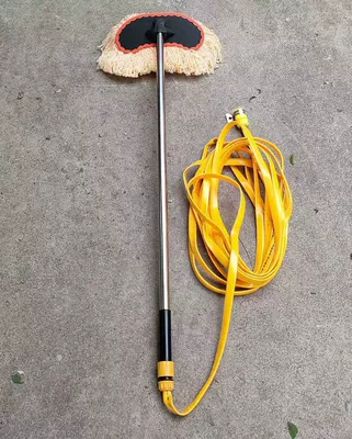 Car wash through water car wash mop car brush car dust removal mop car dust wax mop car wash tool suit (Car cleaning tools) - orange-1-water-car-wash-mop