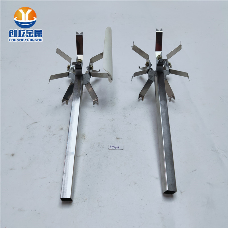 喷漆UV挂具弹片 隧道炉烘干线喷油治具  12x180方管挂5竖35配CY43