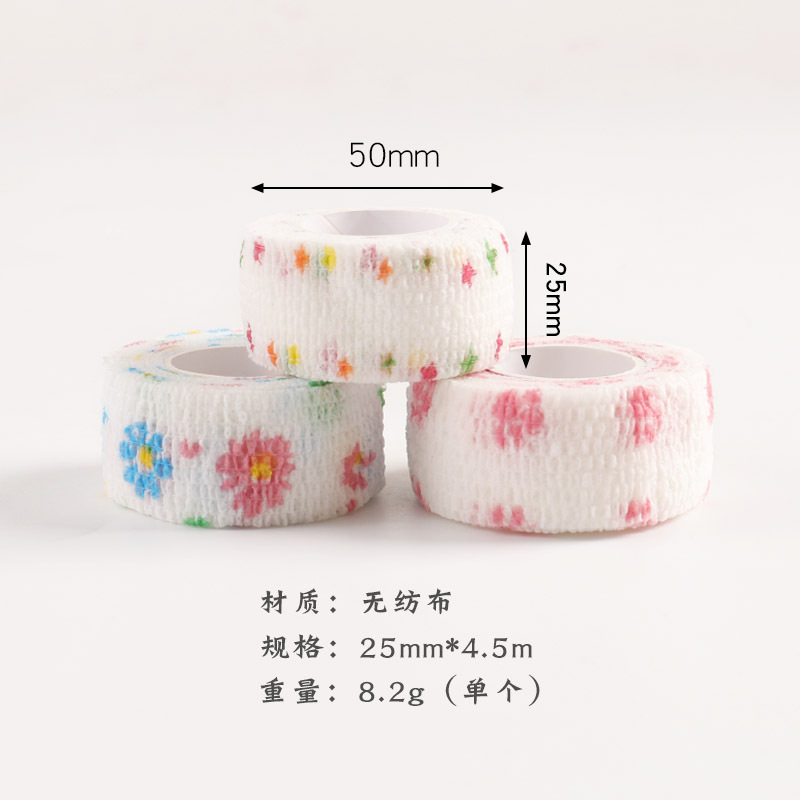 Impresión + flores + estrellas