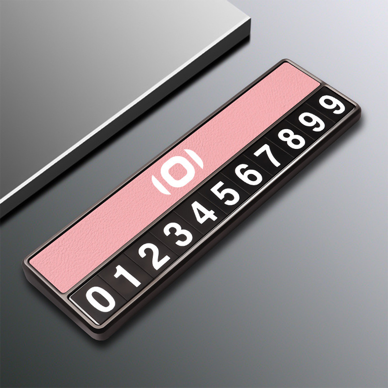Suitable for Changan Qiyuan A07 Temporary Parking Number Plate A06/Q05 Special Aluminum Alloy Moving Phone Car Ornaments