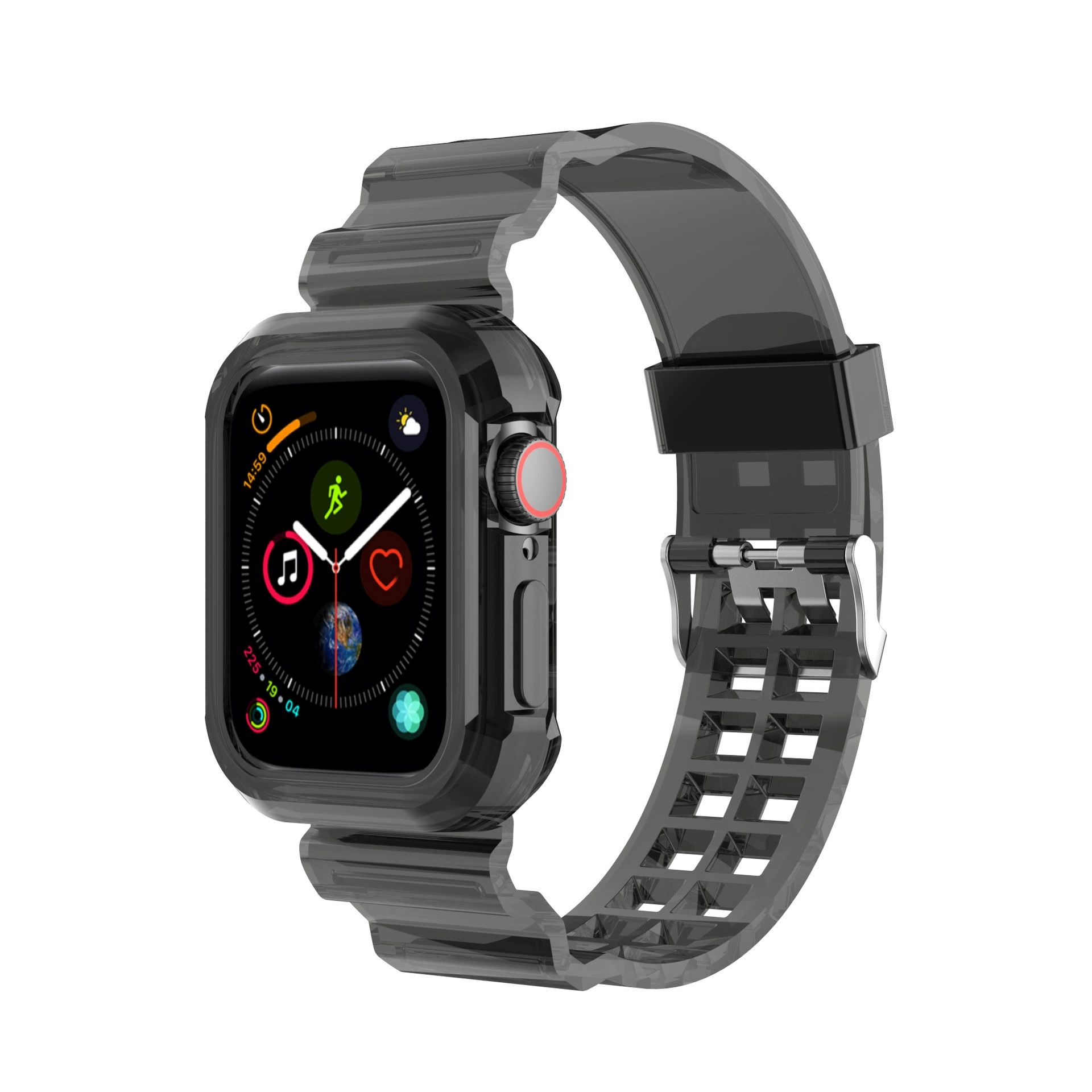 Подходит для Apple iWatch серии 7654321se glacier интегрированный прозрачный ремешок, подходит для 41/45 мм
