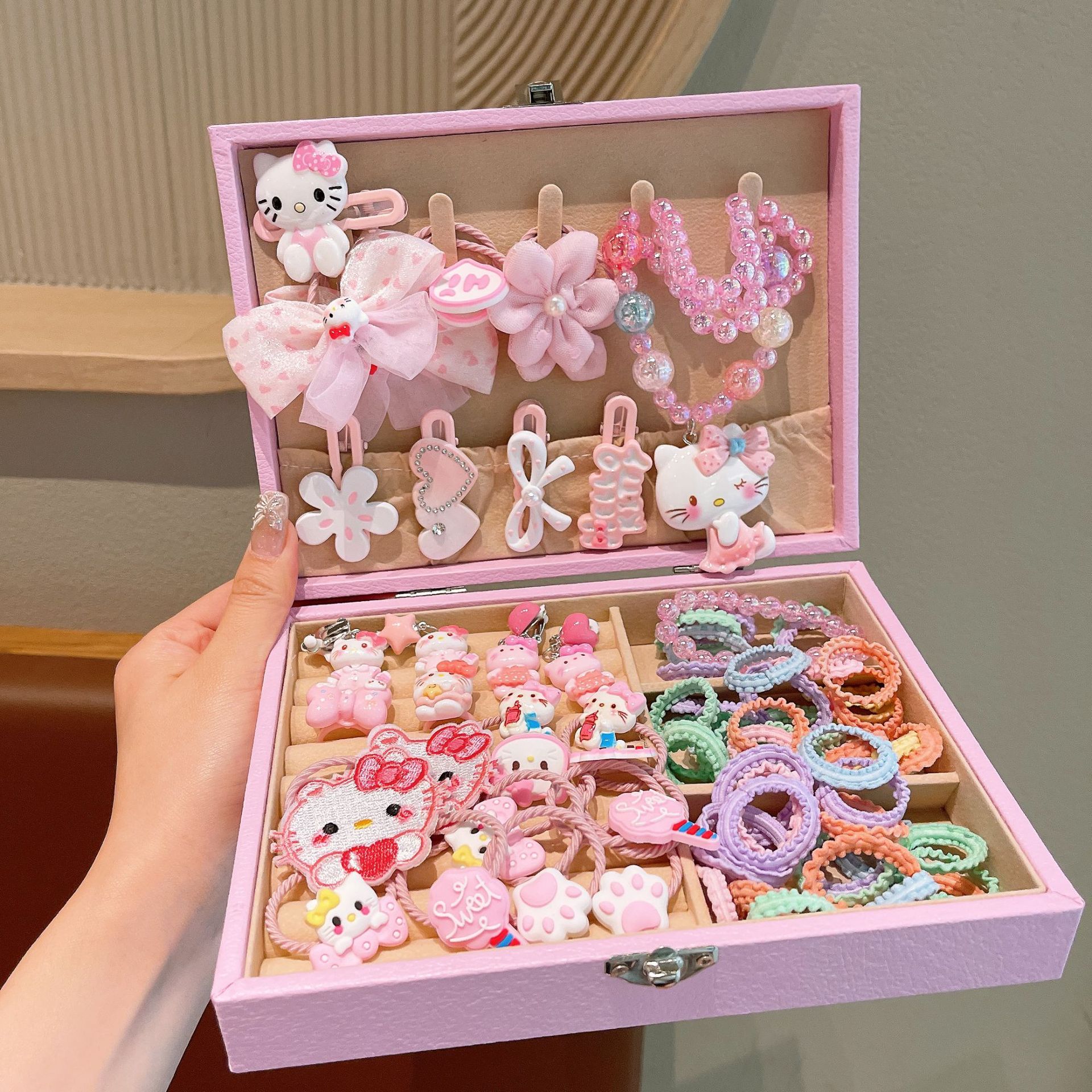 Juego de KT81 rosa en caja
