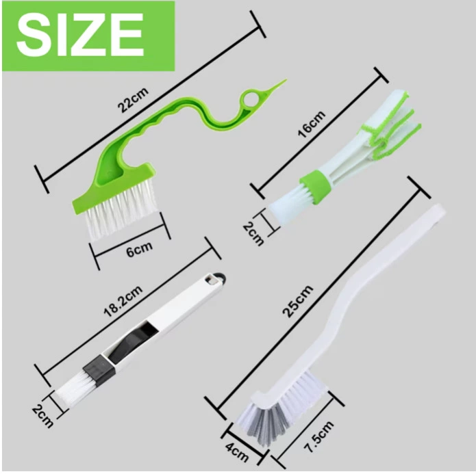 4 комплекта ручных дверных и оконных направляющих щетки для очистки углов и автомобильных душевых дверей для дома стеклянные инструменты для очистки