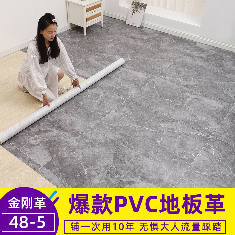 リビングの耐磨耗床は家庭用寝室PVC床セメントタイルを貼ります。|undefined