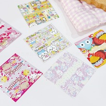 5.4cm带压痕ins迷你对折卡头爱豆小卡打包材料追星饰品礼物出卡包