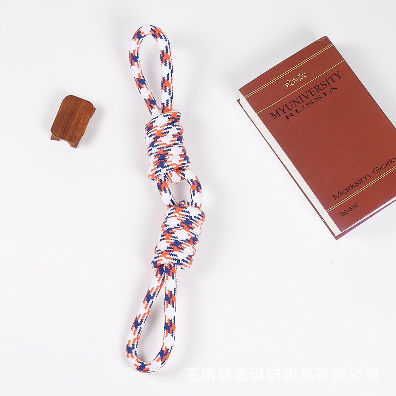 Juguete para perros molares resistentes a mordeduras Golden Retriever alassama nudo tejido de juguete Big Dog perro grande juguete para mascotas