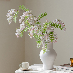 インターネットセレブモデルシングルブランチシルクアカシアの花造花ホームウェディング装飾装飾品ハイエンド造花卸売