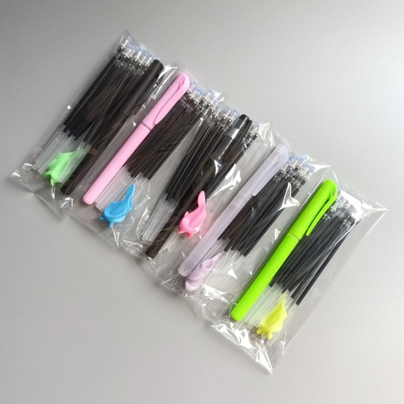 练字帖专用自动消失笔10支 凹凸练字板字帖贴专用5支消失笔芯套装