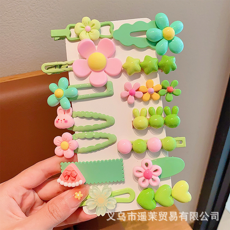 多巴胺儿童发夹女前额刘海夹鸭嘴夹头饰发卡碎发侧边卡子发饰夹子|undefined