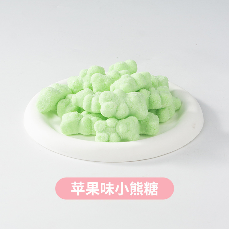 网红爆款零食创意解馋酥脆高颜值休闲彩虹冻干糖果零食批发|undefined