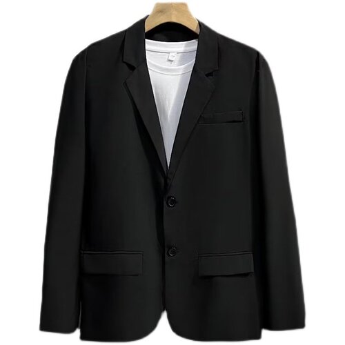 Cross-border vertical casual suit coat, men's spring and autumn style, Korean trend, all-matching, British style, crispy street, handsome suit
