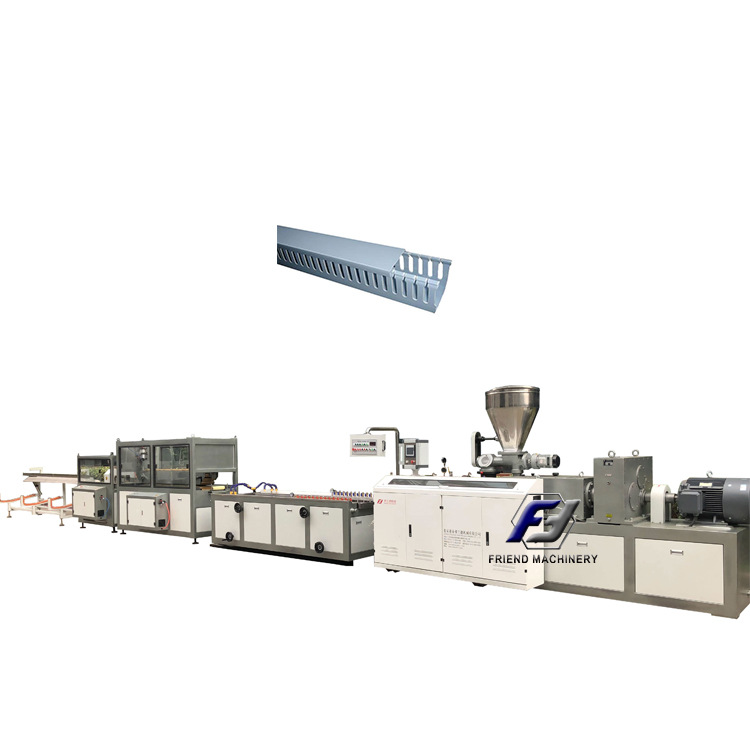 耐酸阻燃塑料行线槽机器PVC走线槽挤出机生产线