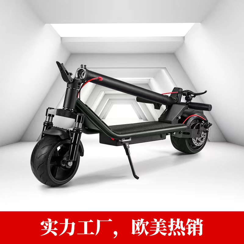9 inch wide tire non-inflatable electric scooter overseas warehouse generation skateboard electric bicycle factory warehouse wholesale APP