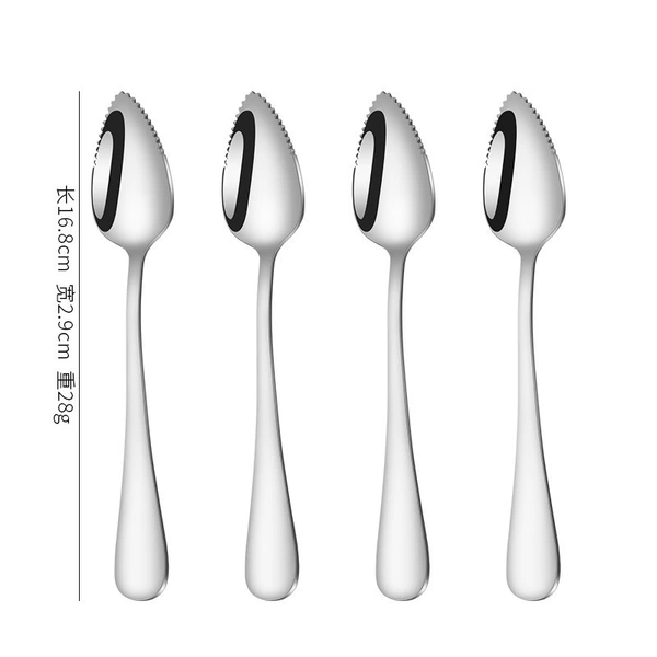 Silver Grapefruit Spoon [Pack of 4]