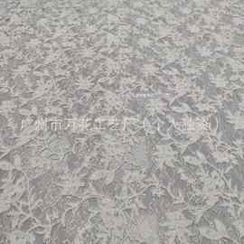 高档立体刺绣蕾丝面料 花纹网纱款 婚纱礼服连衣裙服装辅料现货