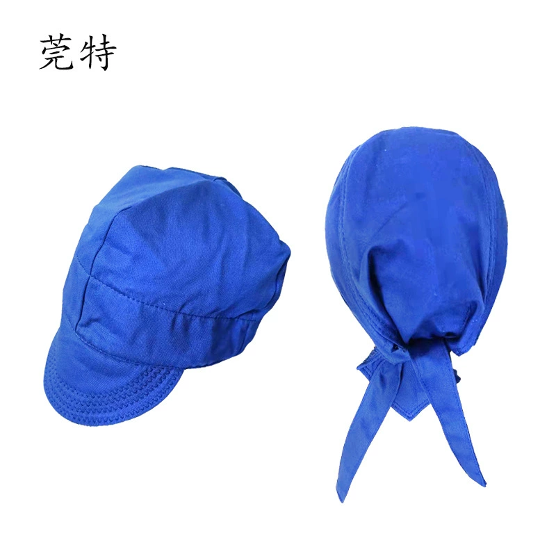 Bote GT1810 из чистого хлопка огнестойкий утолщенный пылезащитный фуражка модный дышащий Удобный GT1911 Синий Регулируемый