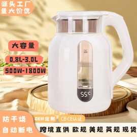 跨境烧水壶旅行用小电热水壶不锈钢热水壶水壶家用迷你电水壶恒温